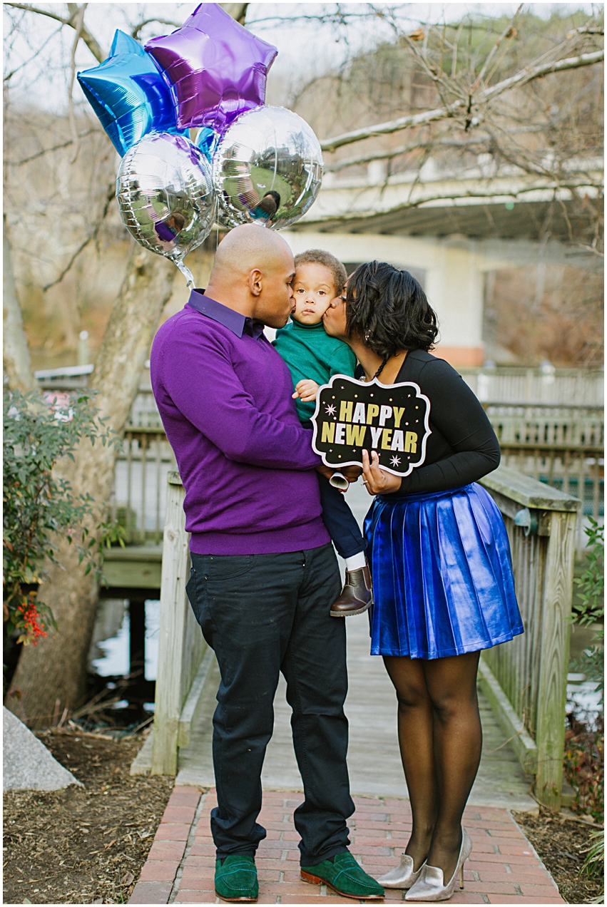 Virginia Photographer Family Session New Years Occoquan