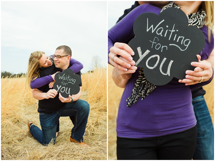 Adoption Announcement Virginia Photographer Manassas Battlefield Family Couple Portraits