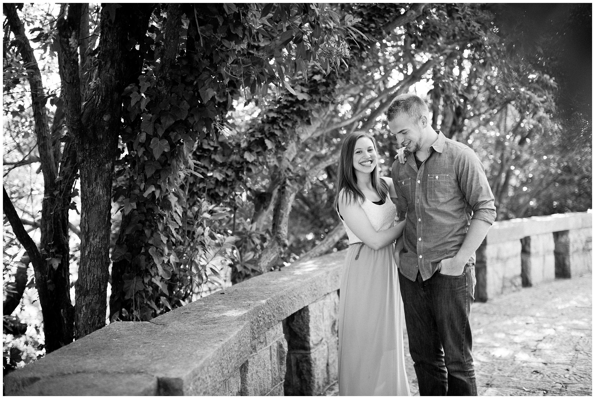 Maymont Richmond Engagement Session Engaged Couple Garden Park Gazebo Fairytale Love