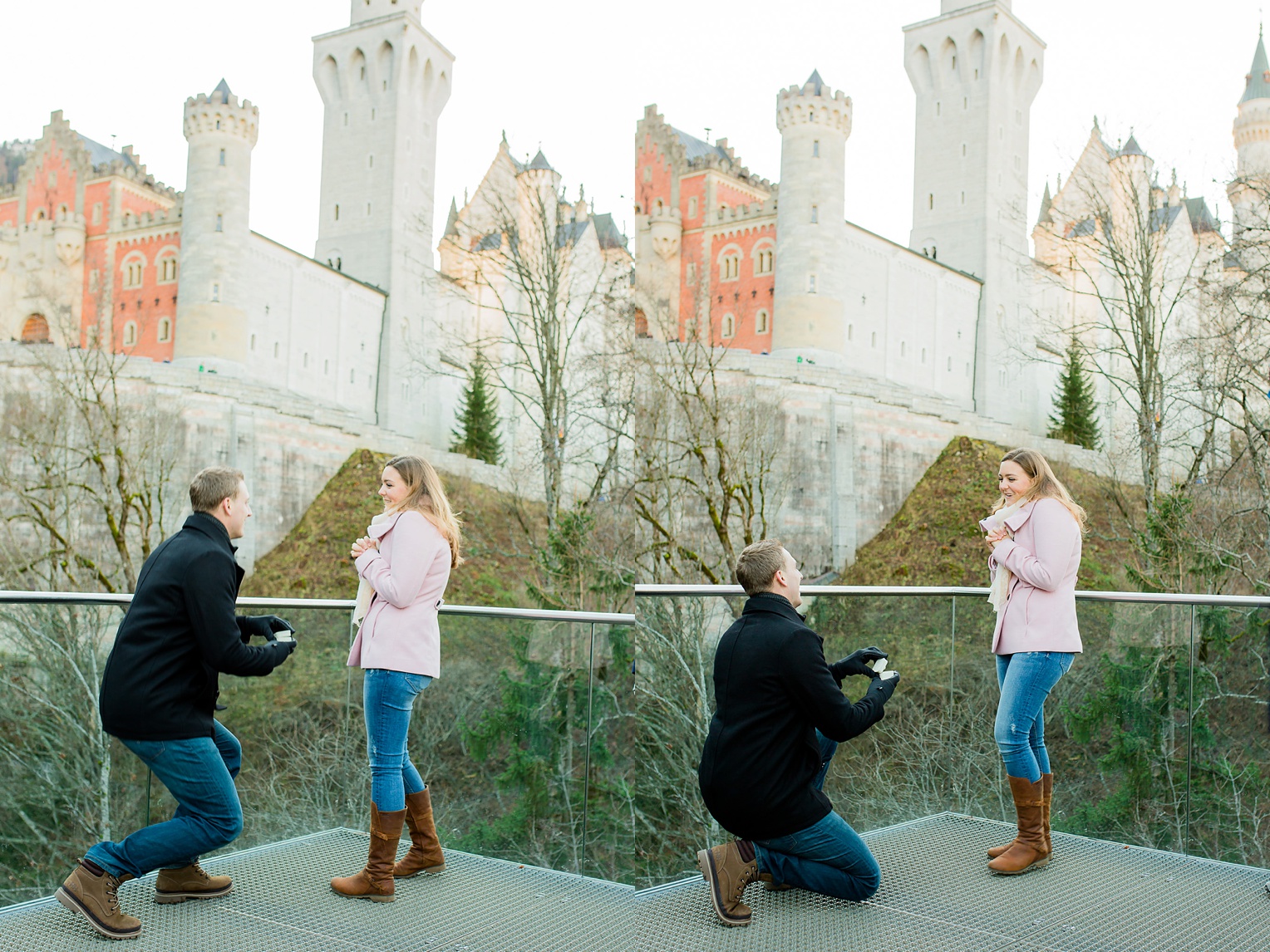 Neuschwanstein Castle Fairytale Proposal 