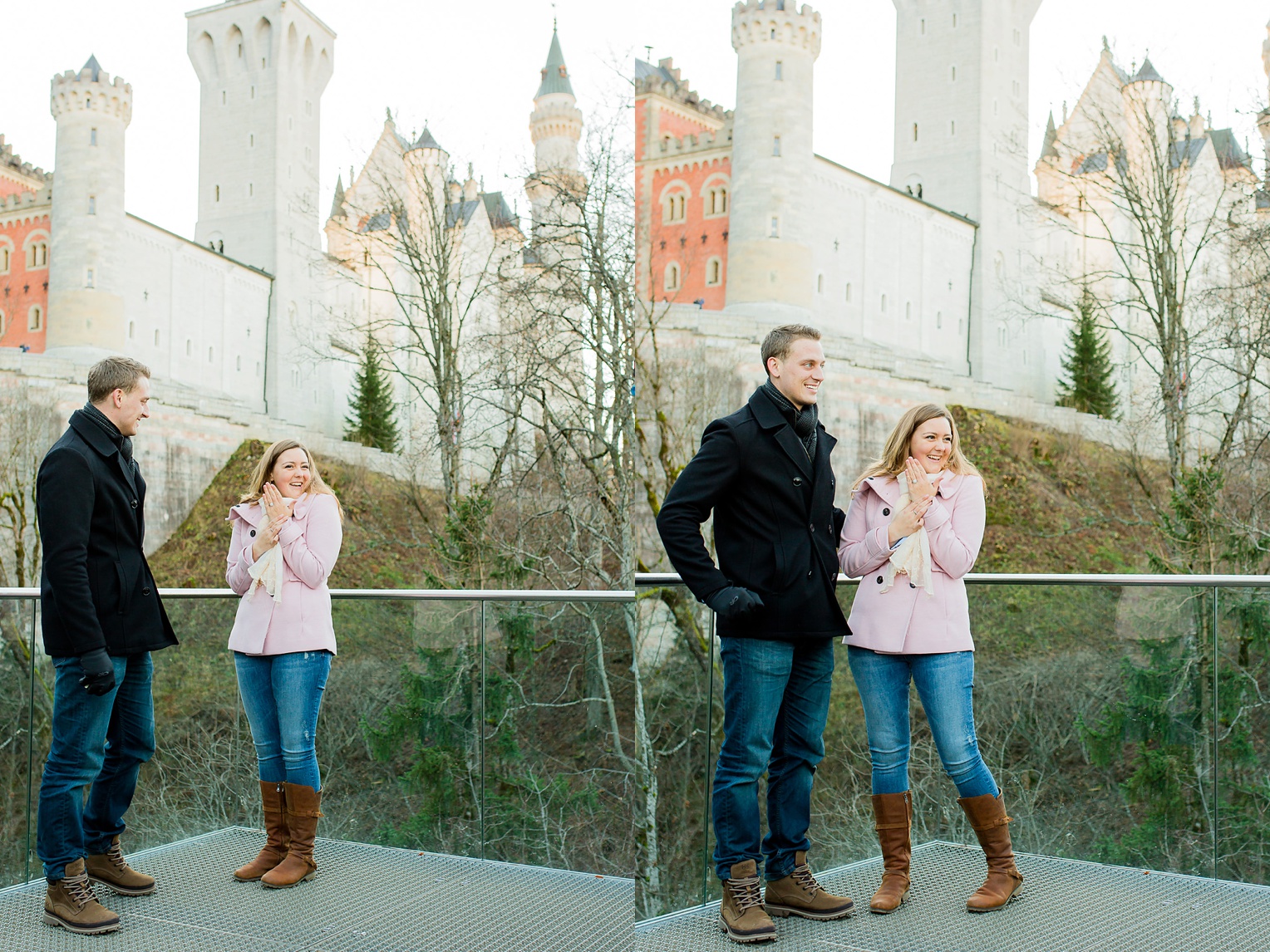 Neuschwanstein Castle Fairytale Proposal 
