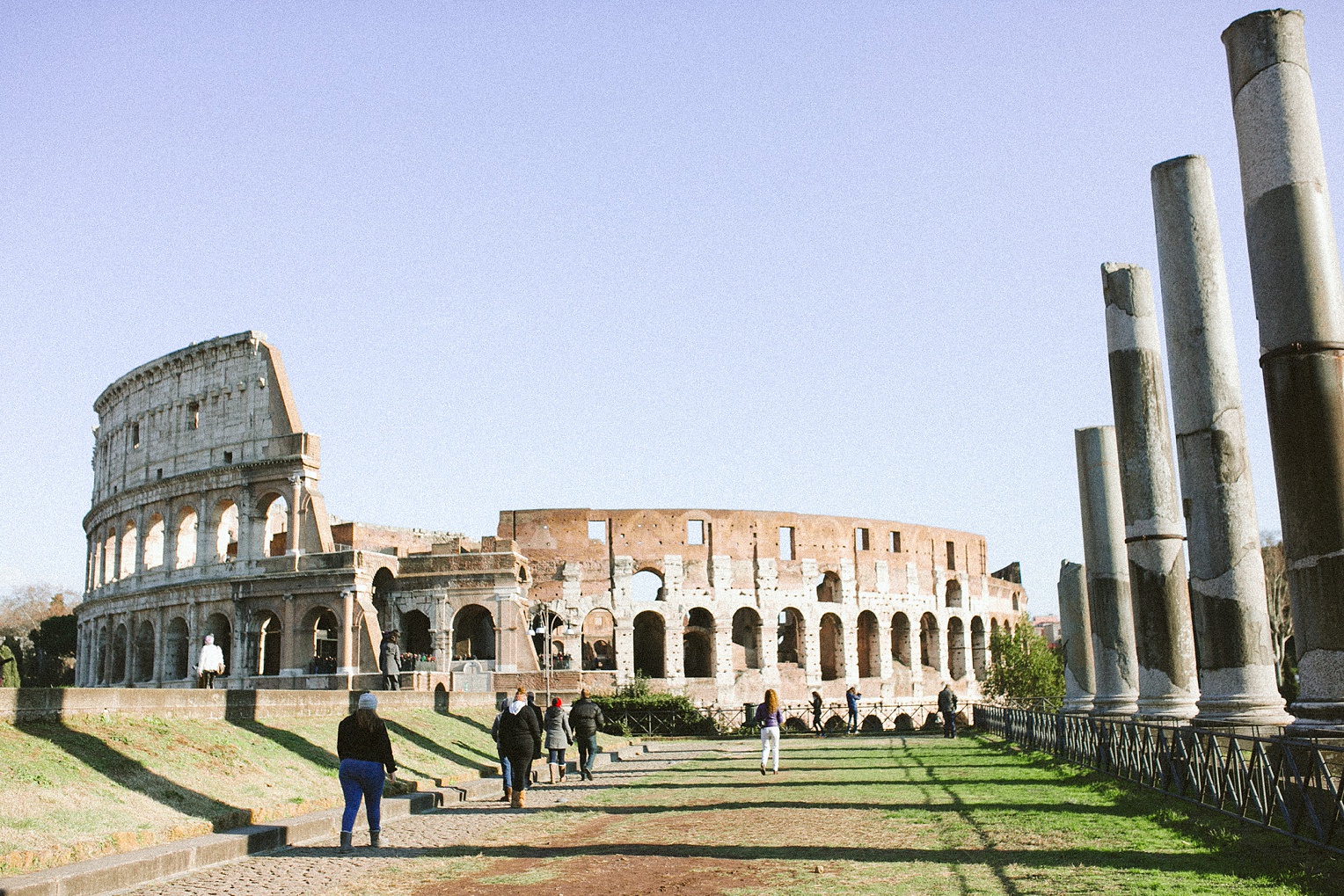 Christmas in Europe Roman Forum Colosseum Palatino