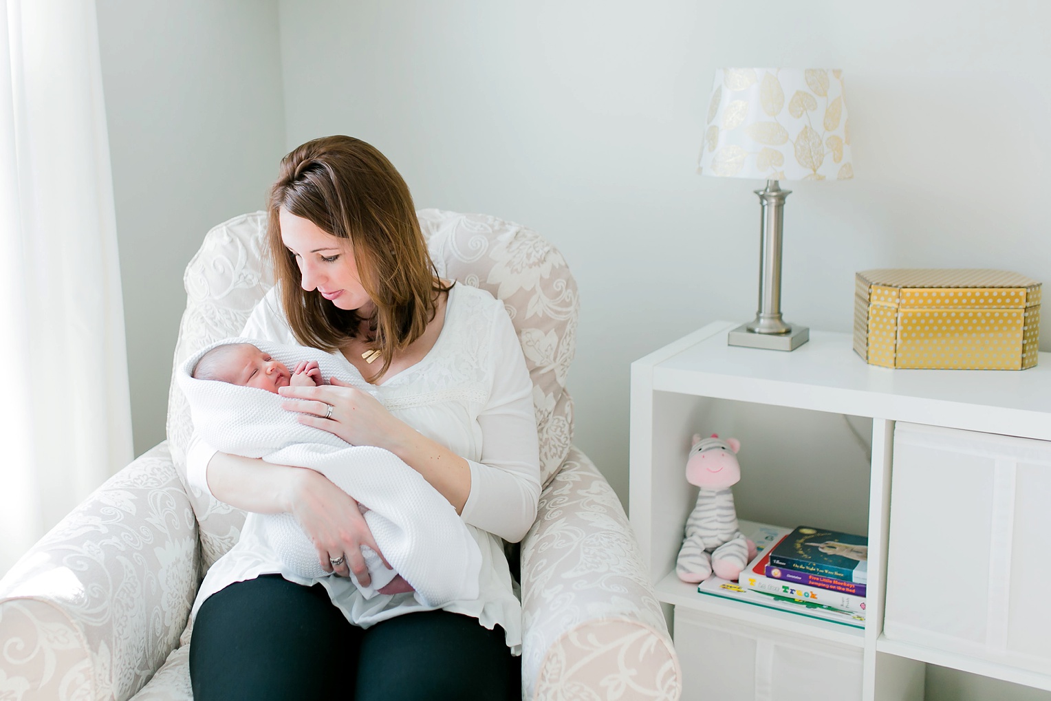 Springfield Virginia Lifestyle Photographer Nursery Newborn Portraits