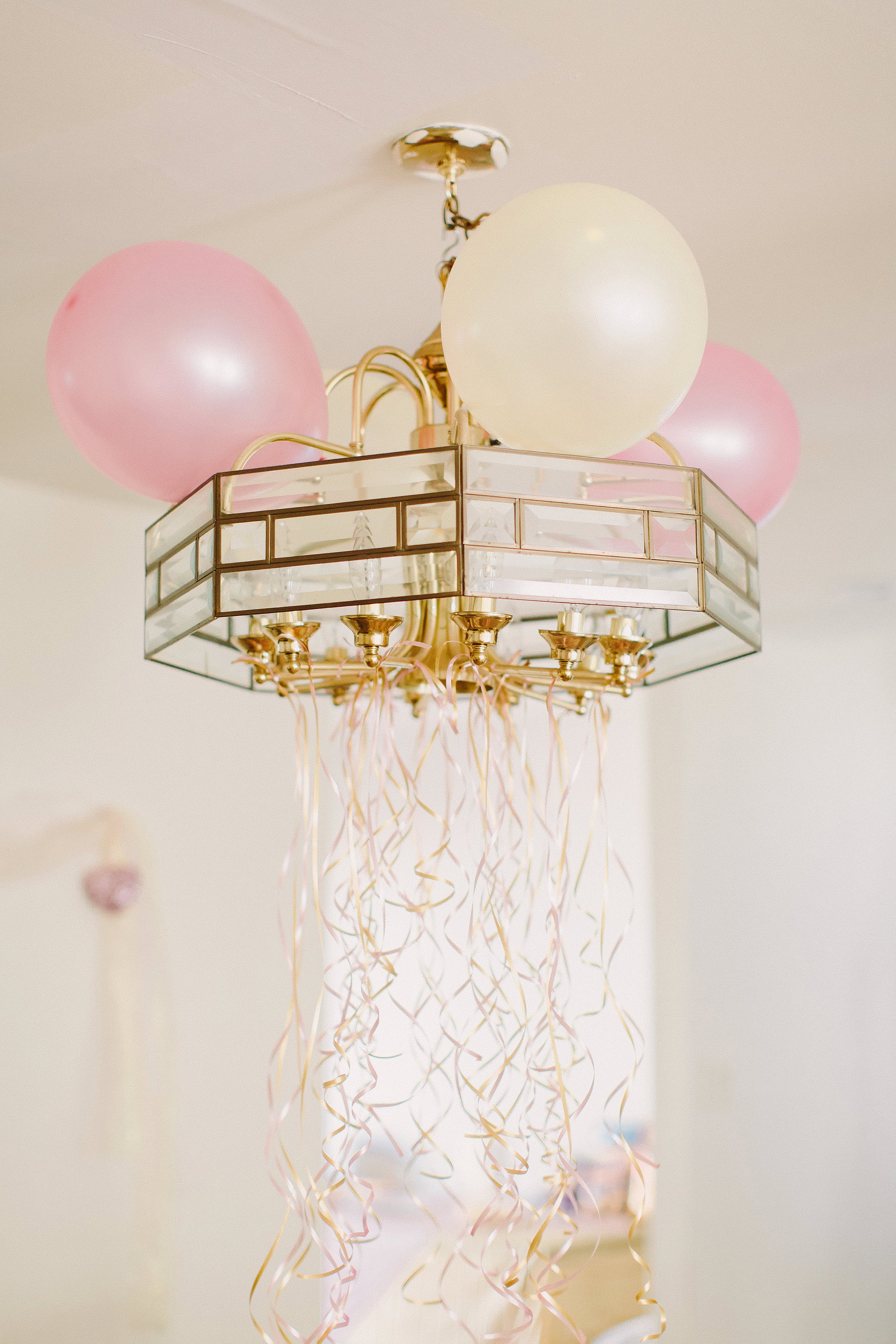 Pink and gold bridal shower brunch photos