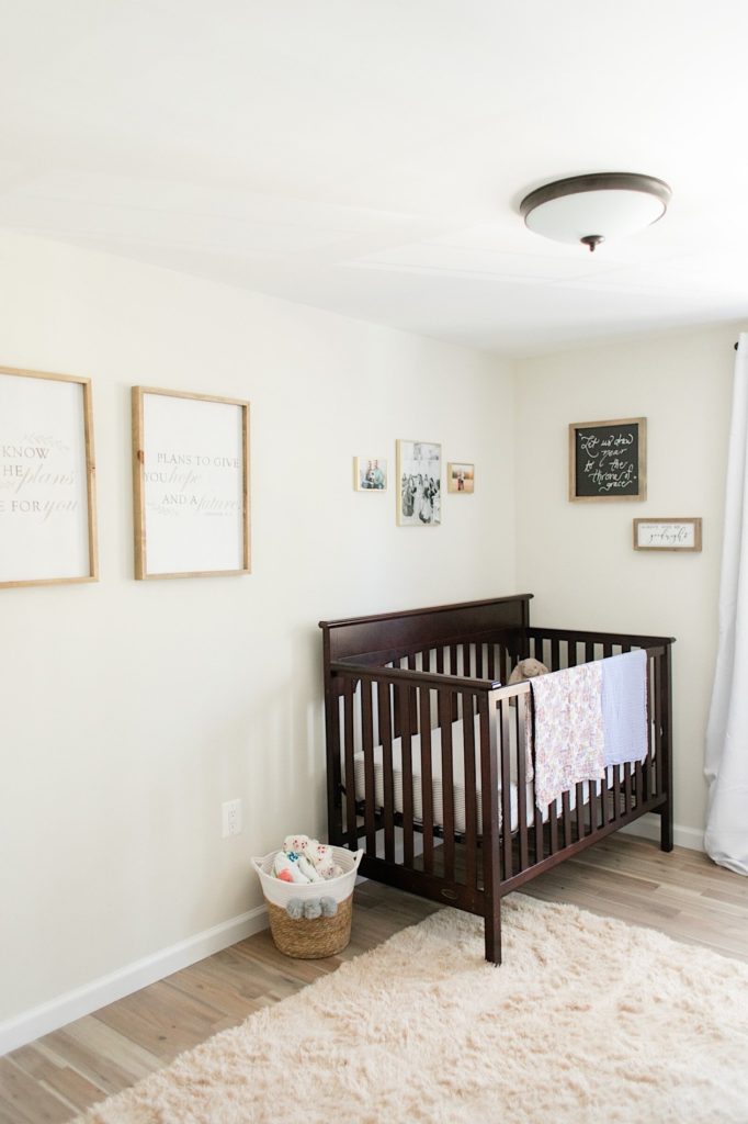 Minimalist Nursery for Baby Girl